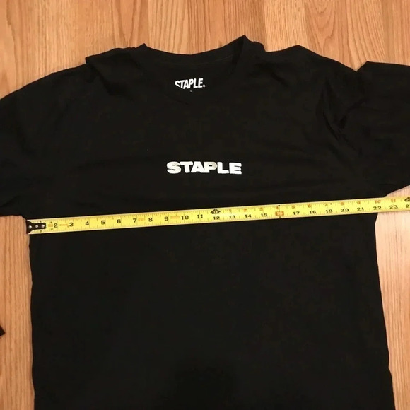 STAPLE PIGEON MEN'S BLACK Long Sleeve T-SHIRT Size L Large - Picture 8 of 8